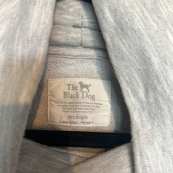 EUC BLACK DOG COWL NECK SWEATSHIRT, size medium - Picture 2 of 5